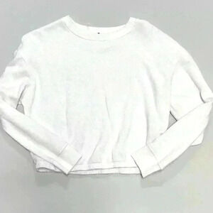 Hippie Rose Cropped Sweatshirt Size M